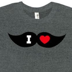I Heart Mustache T-Shirt