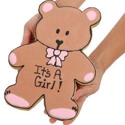 Giant New Baby Bear Sugar Cookie