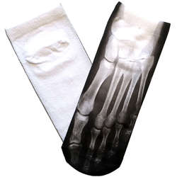 I See Right Through You X-Ray Ankle Socks