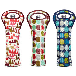 3 Holiday Wine Totes