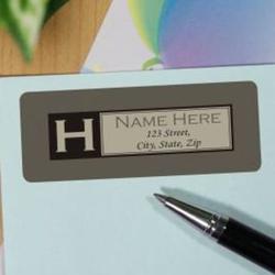 Personalized Initial Address Labels