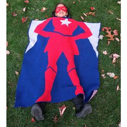 Girl's Super Hero Blanket