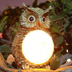 Solar Powered LED Owl