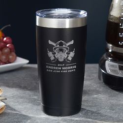 Hot Times Personalized Coffee Tumbler for Firefighters