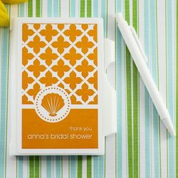 Personalized Bridal Shower Notebook Favors