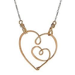 Two Hearts Beat As One Necklace