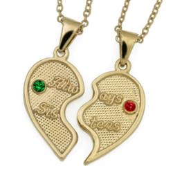 Sisters Share-able Birthstone Pendant