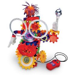 Motorized Toy Robot with Gears