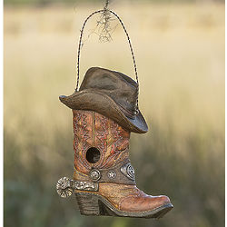 Cowboy Boot Birdhouse