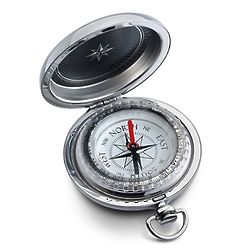 Personalized Scottish Steel Explorer Compass