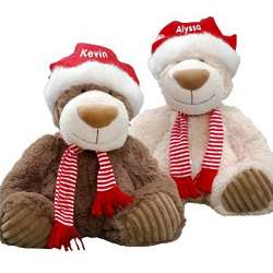 Personalized 12" Christmas Teddy Bear