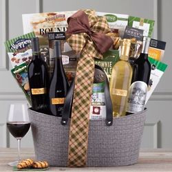 Silver Oak and Twomey Wine Quartet Gift Basket