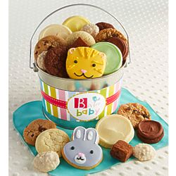 B is for Baby 22 Buttercream Cookies Gift Pail
