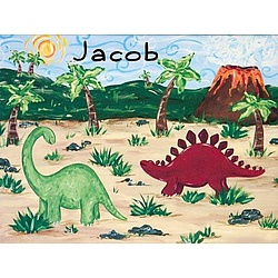 Personalized Dinosaur Wall Art