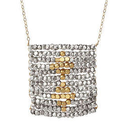 Midas Touch Silver and Gold Necklace