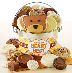 Brownies and Buttercream Cookies in You're Beary Sweet Pail