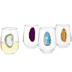 Geode Stemless Wine Glass