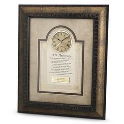 10th Anniversary Picture Frame Clock