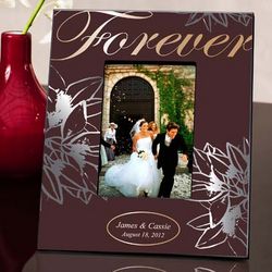 Personalized Gold and Silver Forever Couple's Frame