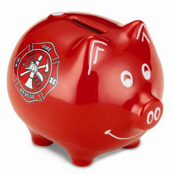 Fire and Rescue Piggy Bank