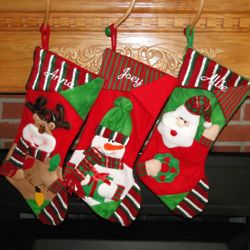 Trimming the Tree Friends Personalized Christmas Stocking