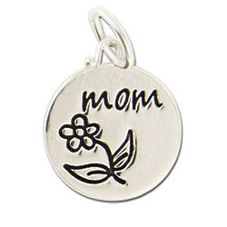 Mom Charm with Flower