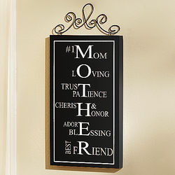 Mother Wooden Sign