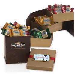 Hats Off to the Grad Tri-Level Chocolate Gift Box