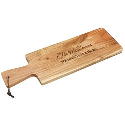 Personalized Acacia Wood Bread Board