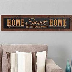 Personalized Home Sweet Home Welcome Sign