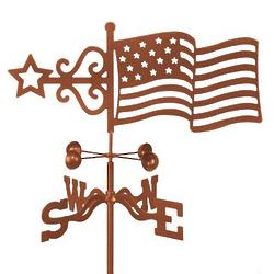 US Flag Zinc-Plated Weathervane