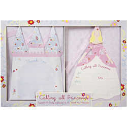Princess Party Invitations and Thank You Notes