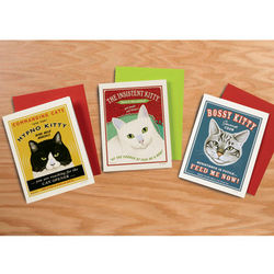 Subliminal Message Kitty Cards