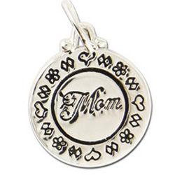 Hearts and Flowers Mom Charm