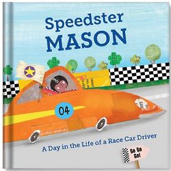 Speedster: A Day in the Life of a Race Car Driver Children's Book