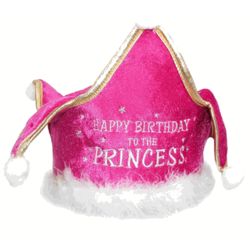 Girl's Happy Birthday Princess Crown Hat