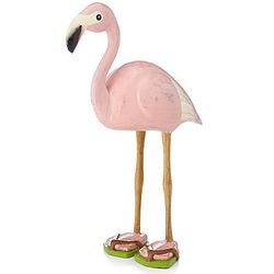 13" Flip Flop Flamingo