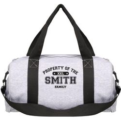 Personalized Property Of Family Sports Duffel Bag