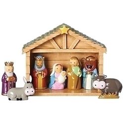 Children's Nativity Scene 8-Piece Set