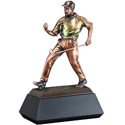 Fist Pump Golfer Personalized Award Sculpture