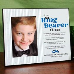 Personalized Ring Bearer Picture Frame