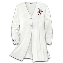 Rockin' with Elvis Embroidered Women's Sweater