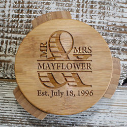 Mr. and Mrs. Established Personalized Coasters
