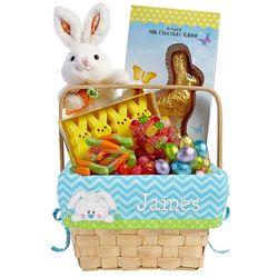 Personalized All-In-One Applique Bunny Basket