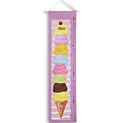 Personalized Ice Cream Cone Growth Chart