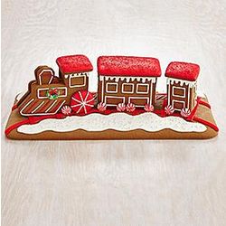 Personalized Handmade Gingerbread Express Train