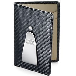 Engraved Continental Credit Card Wallet & Money Clip