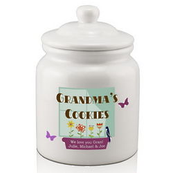Personalized Cookie Jar for Grandma