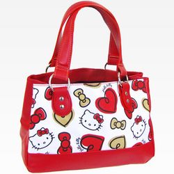 Hello Kitty Heart and Bow Handbag