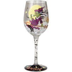 Witchy Woman Wine Glass